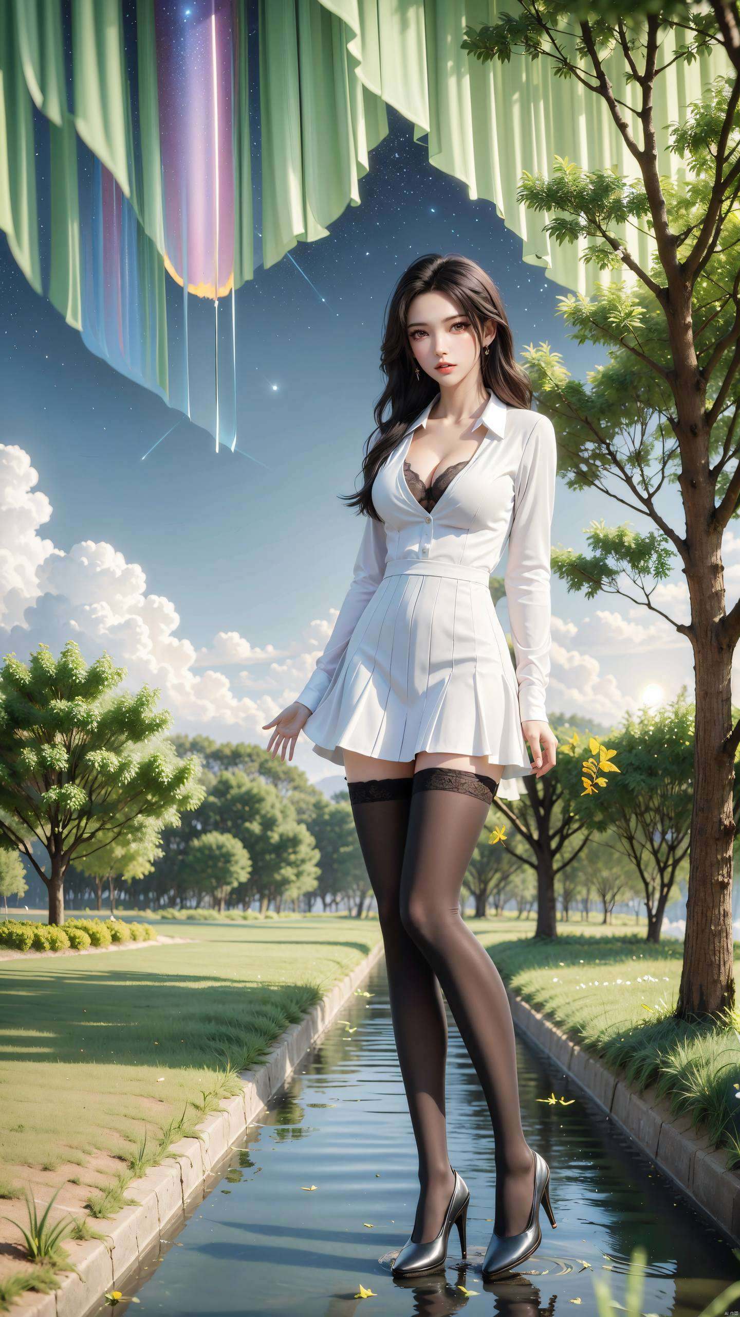 她的眼神中藏着星辰大海他们的故事