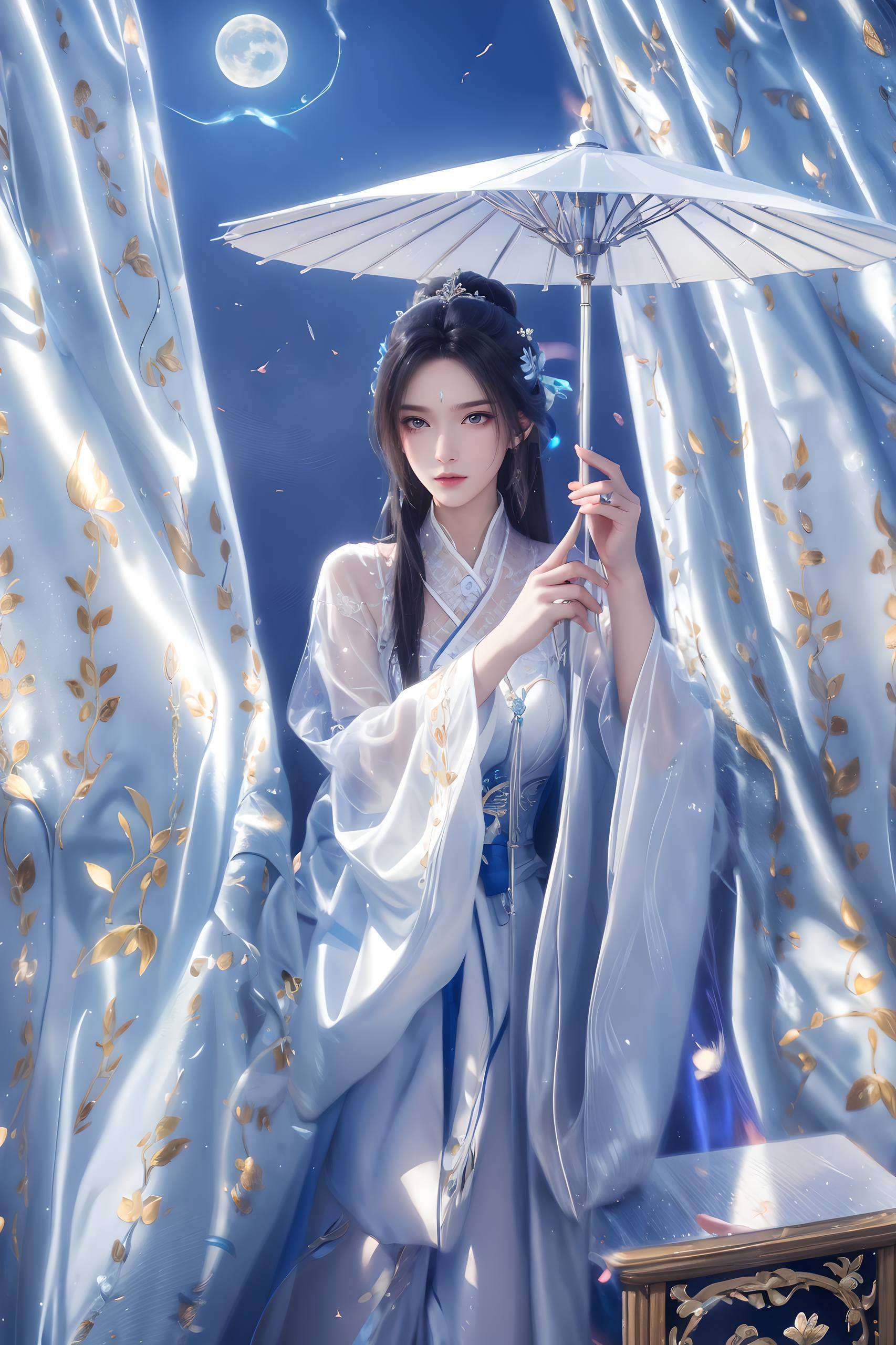 这位诛仙中的冰山美人简直是行走的壁纸制造机